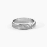 Alliance Ketly Argent Blanc - Alliances duo Homme | Marc Orian