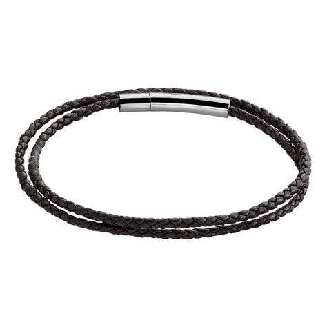 Bracelet Calvino Acier Blanc - Bracelets cuir Homme | Marc Orian