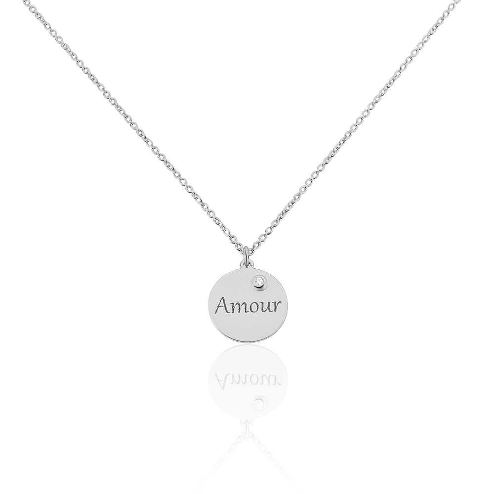 Collier Sebastienne Argent Blanc - Colliers fantaisie Femme | Marc Orian