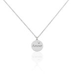 Collier Sebastienne Argent Blanc - Colliers fantaisie Femme | Marc Orian