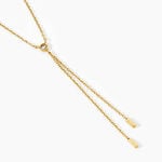 Collier Isa Acier Jaune Oxyde De Zirconium - Colliers avec pierres Femme | Marc Orian