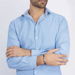 Bracelet Gaetan Acier Blanc - Bracelets cuir Homme | Marc Orian