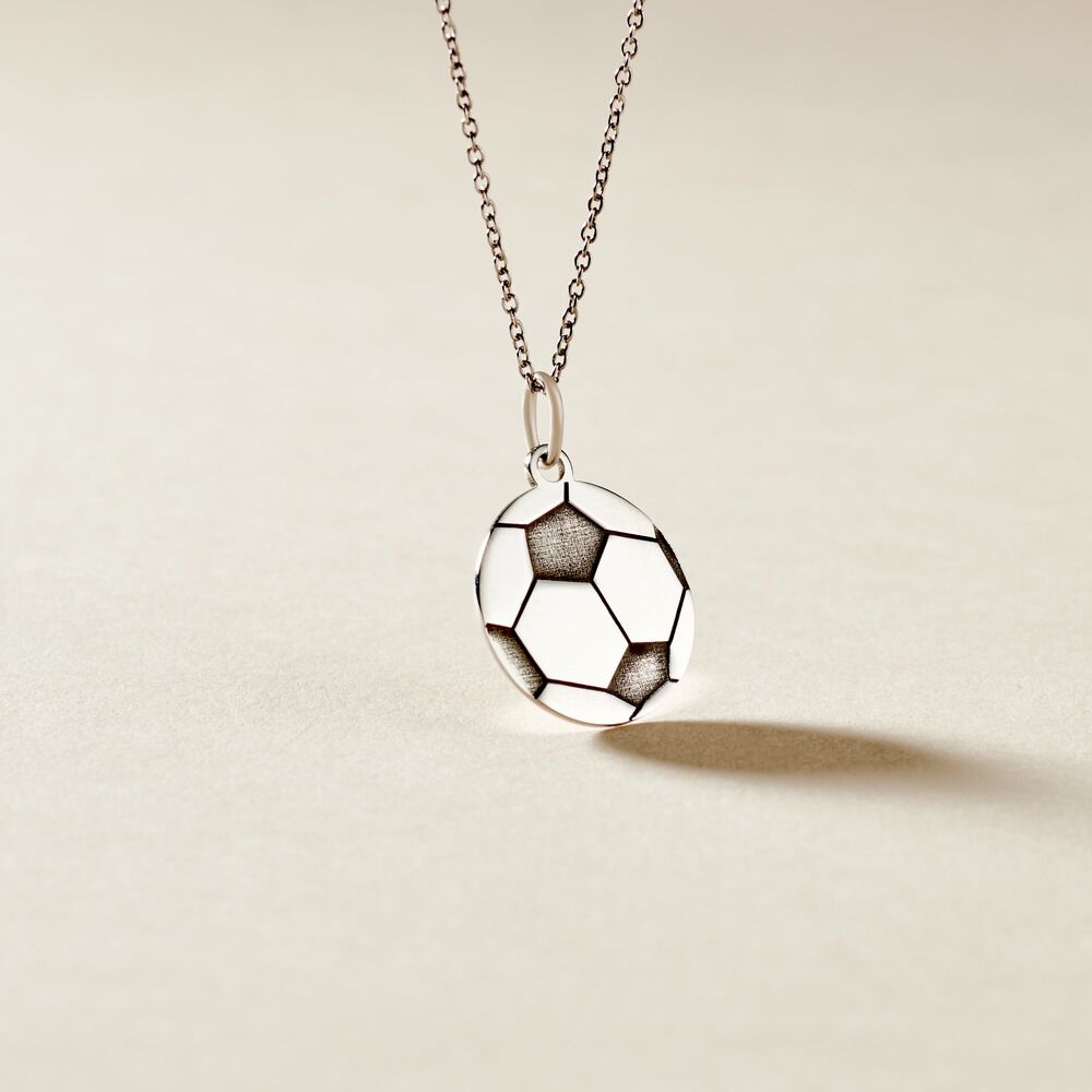 Pendentif Emil Argent Blanc - Bijoux personnalis&eacute;s Homme | Marc Orian