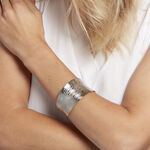 Bracelet Manchette Alesia Acier Blanc - Bijoux fantaisie Femme | Marc Orian