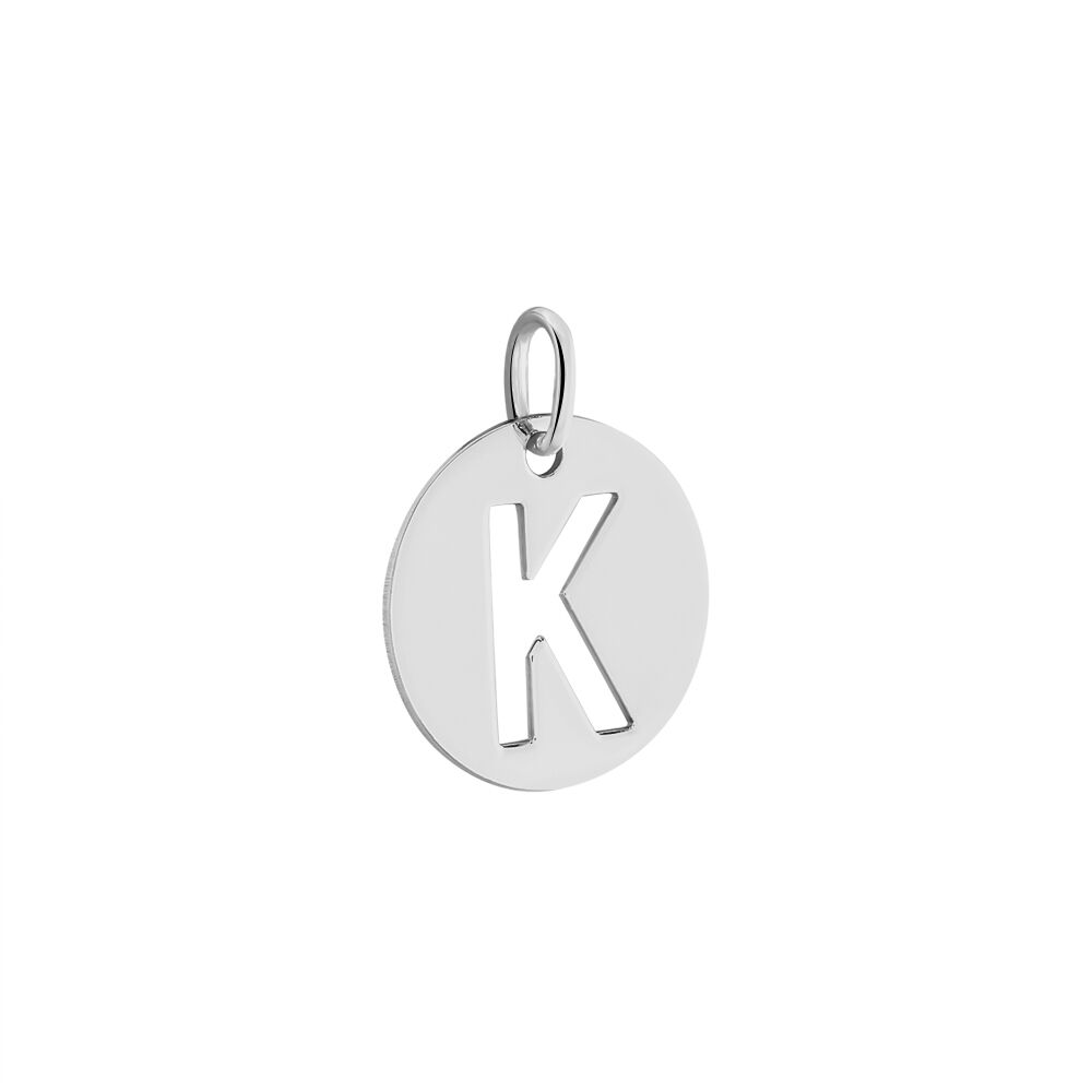Pendentif Elio K Argent Blanc - Bijoux fantaisie Famille | Marc Orian