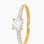 Bague Manon Or Jaune Oxyde De Zirconium - Solitaires Femme | Marc Orian