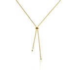 Collier Hollie Acier Jaune - Sautoirs Femme | Marc Orian
