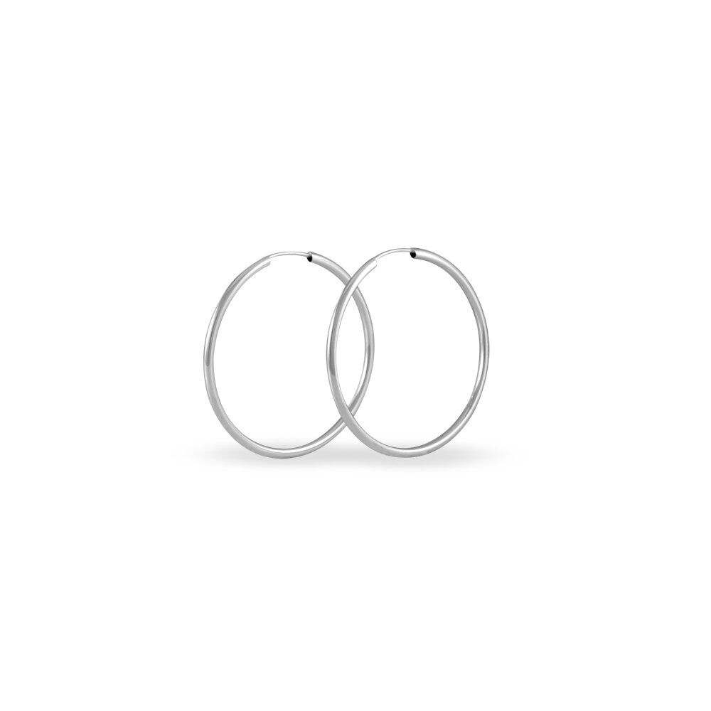 Créoles Valencina Or Blanc - Créoles Femme | Marc Orian