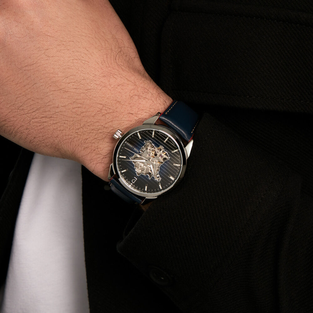 Montre Pierre Lannier Monarck Bleu - Montres automatiques Homme | Marc Orian