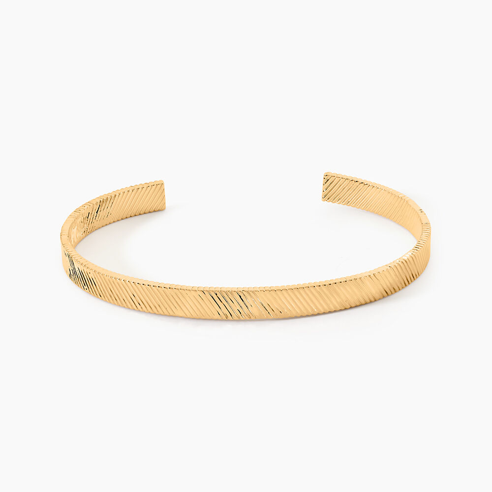 Bracelet Jonc Adelaide Plaqu&eacute; Or Jaune - Bracelets joncs Femme | Marc Orian