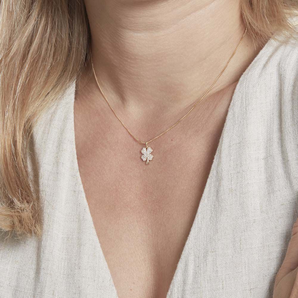 Pendentif Brewal Or Jaune Oxydes De Zirconium - Pendentifs Femme | Marc Orian