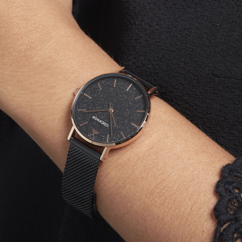 Montre Codhor Cindy Noir - Montres étanches Femme | Marc Orian