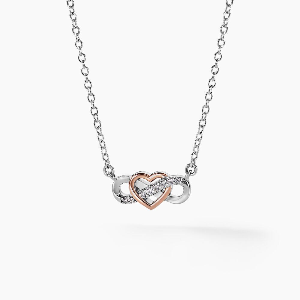 Collier Amuri Argent Bicolore Oxyde De Zirconium - Colliers avec pierres Femme | Marc Orian