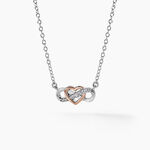Collier Amuri Argent Bicolore Oxyde De Zirconium - Colliers avec pierres Femme | Marc Orian