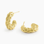 Cr&eacute;oles Pondichery Acier Jaune - Cr&eacute;oles Femme | Marc Orian