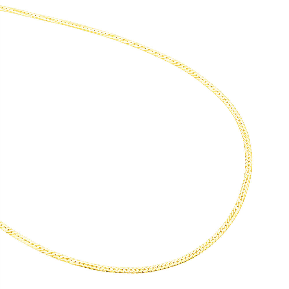 Collier Or Jaune Izel Maille Anglaise - Chaines Femme | Marc Orian