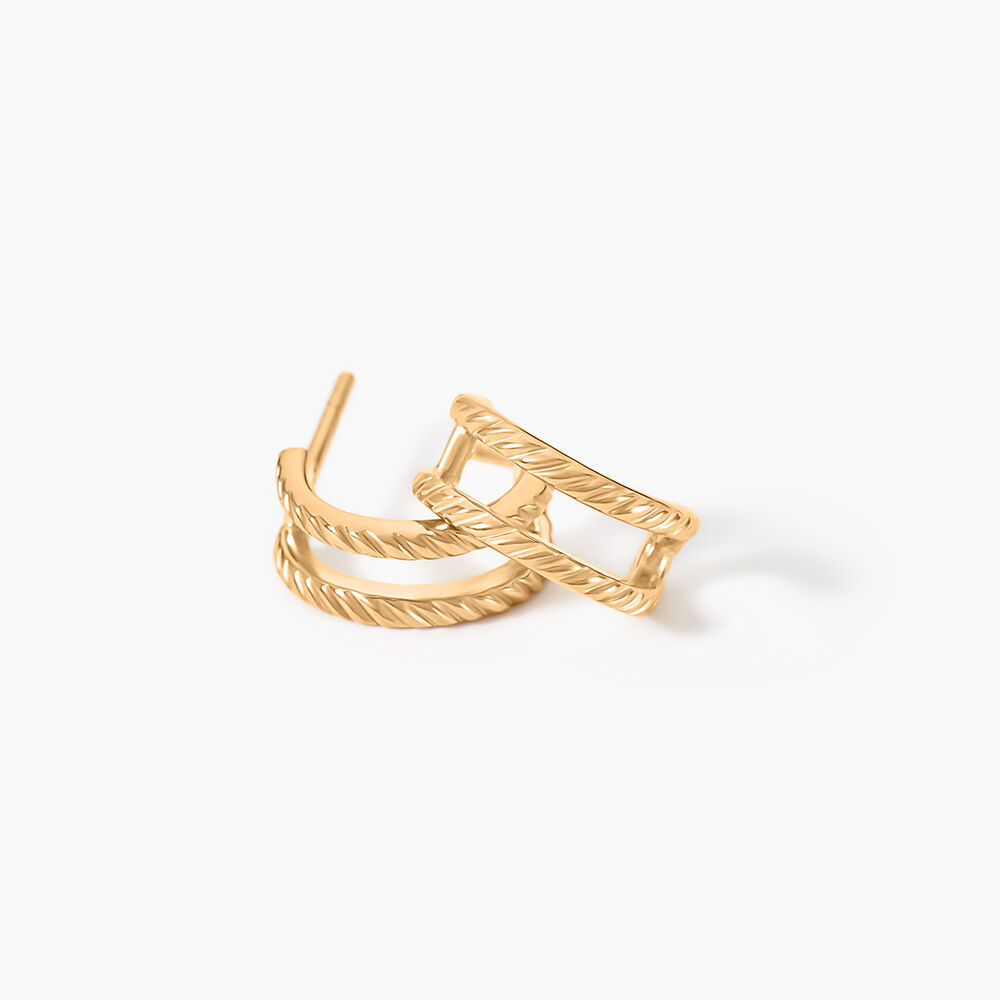 Cr&eacute;oles Thalassa Plaqu&eacute; Or Jaune - Cr&eacute;oles Femme | Marc Orian