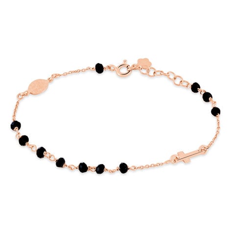Bracelet Argent Rose Cirola Croix Vierge - Bracelets fantaisie Femme | Marc Orian