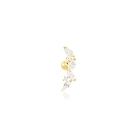 Piercing Nina Or Jaune Oxyde De Zirconium - Piercing Conch Femme | Marc Orian