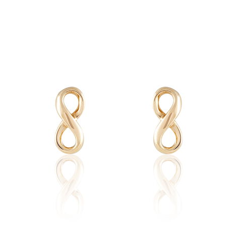 Boucles D'oreilles Puces Ajna Plaqué Or Jaune - Puces Femme | Marc Orian