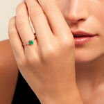 Bague Glykeria Or Jaune Emeraude Diamant - Bagues vintage Femme | Marc Orian