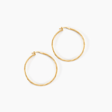 Cr&eacute;oles Youri Or Jaune - Cr&eacute;oles Femme | Marc Orian