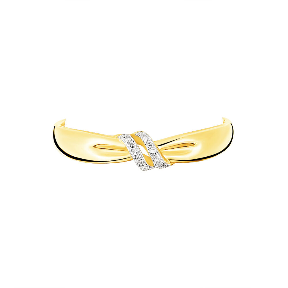 Bague Prospere Or Jaune Diamant - Bijoux personnalis&eacute;s Femme | Marc Orian
