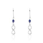 Boucles D'oreilles Pendantes Argent Mojdeh Lapis Lazuli - Pendantes Femme | Marc Orian