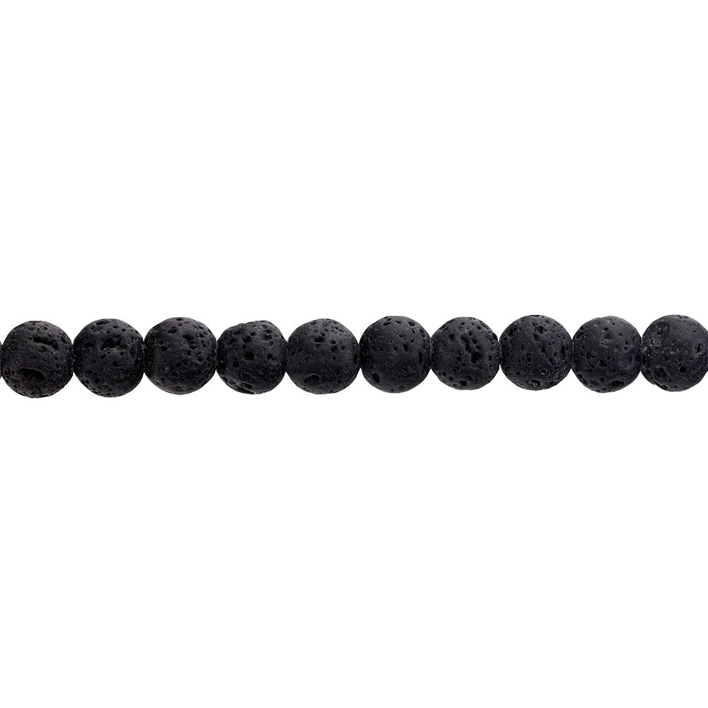 Bracelet Phebus Him Cordon Noir Pierre De Lave - Bracelets cordons Homme | Marc Orian