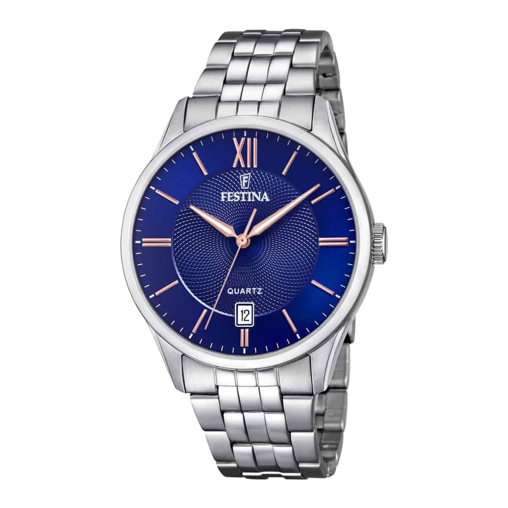 Montre Festina Classique Bleu - HIMHBQB8410 • Marc Orian | Bijouterie en  ligne