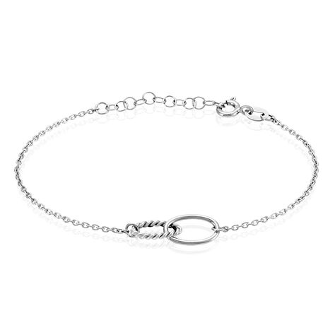 Bracelet Cherise Argent Blanc - Bracelets Anneaux Entrelaces Femme | Marc Orian