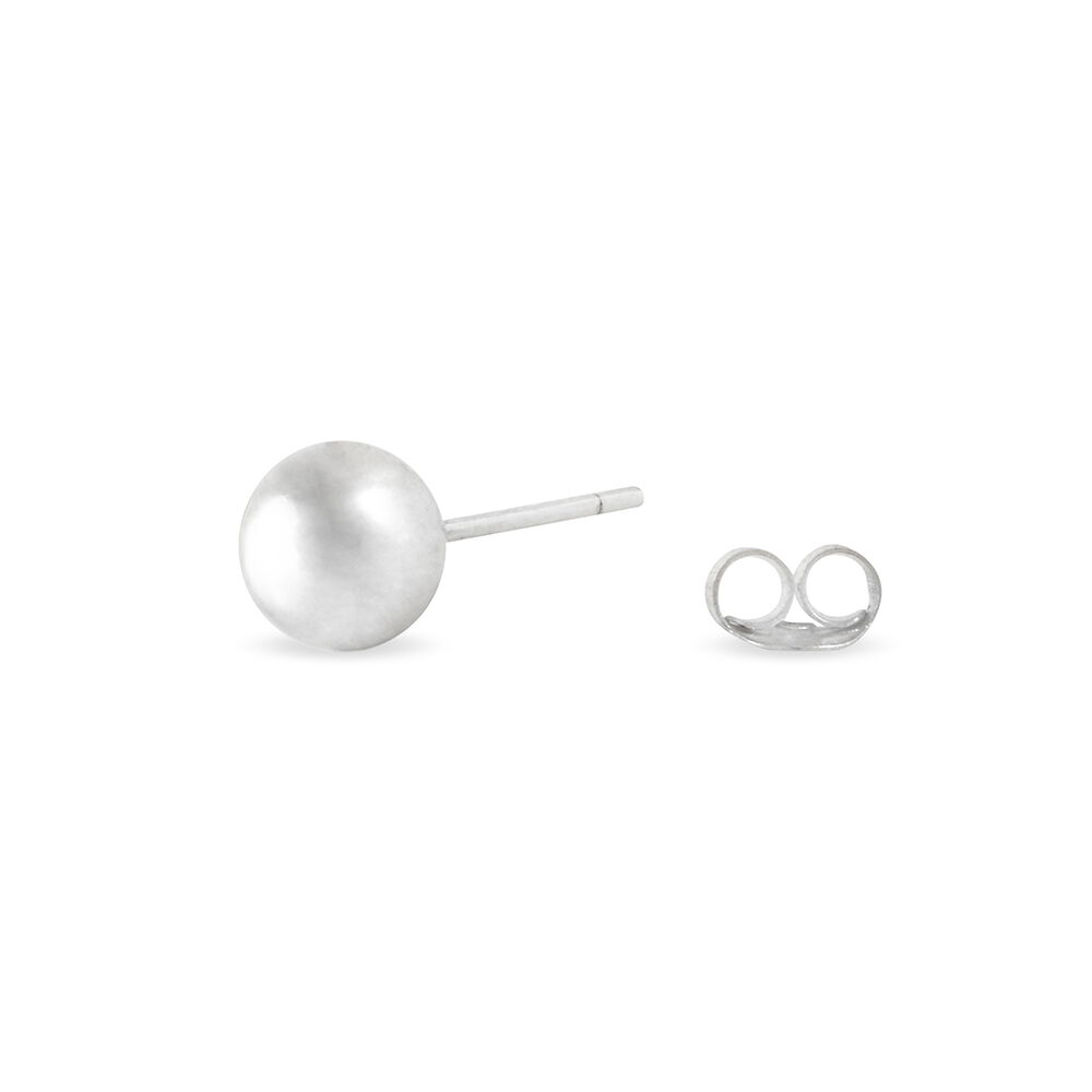 Boucles D'oreilles Puces Virgie Argent Blanc - Puces Femme | Marc Orian