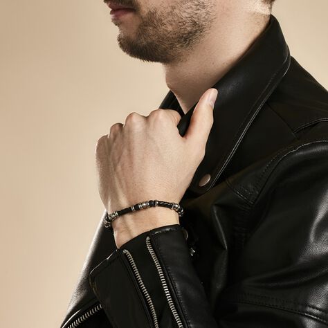 Bracelet Acier Gris Estieneto - Bracelets Homme | Marc Orian