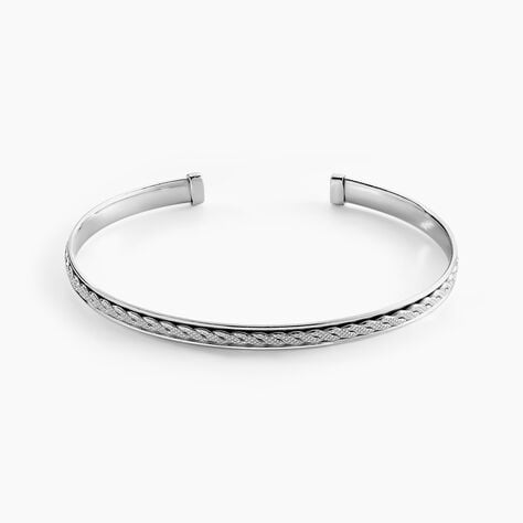 Bracelet Jonc Oscaro Argent Gris - Bracelets joncs Homme | Marc Orian