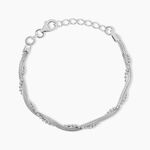 Bracelet Kelyanna Argent Blanc - Bracelets fantaisie Femme | Marc Orian