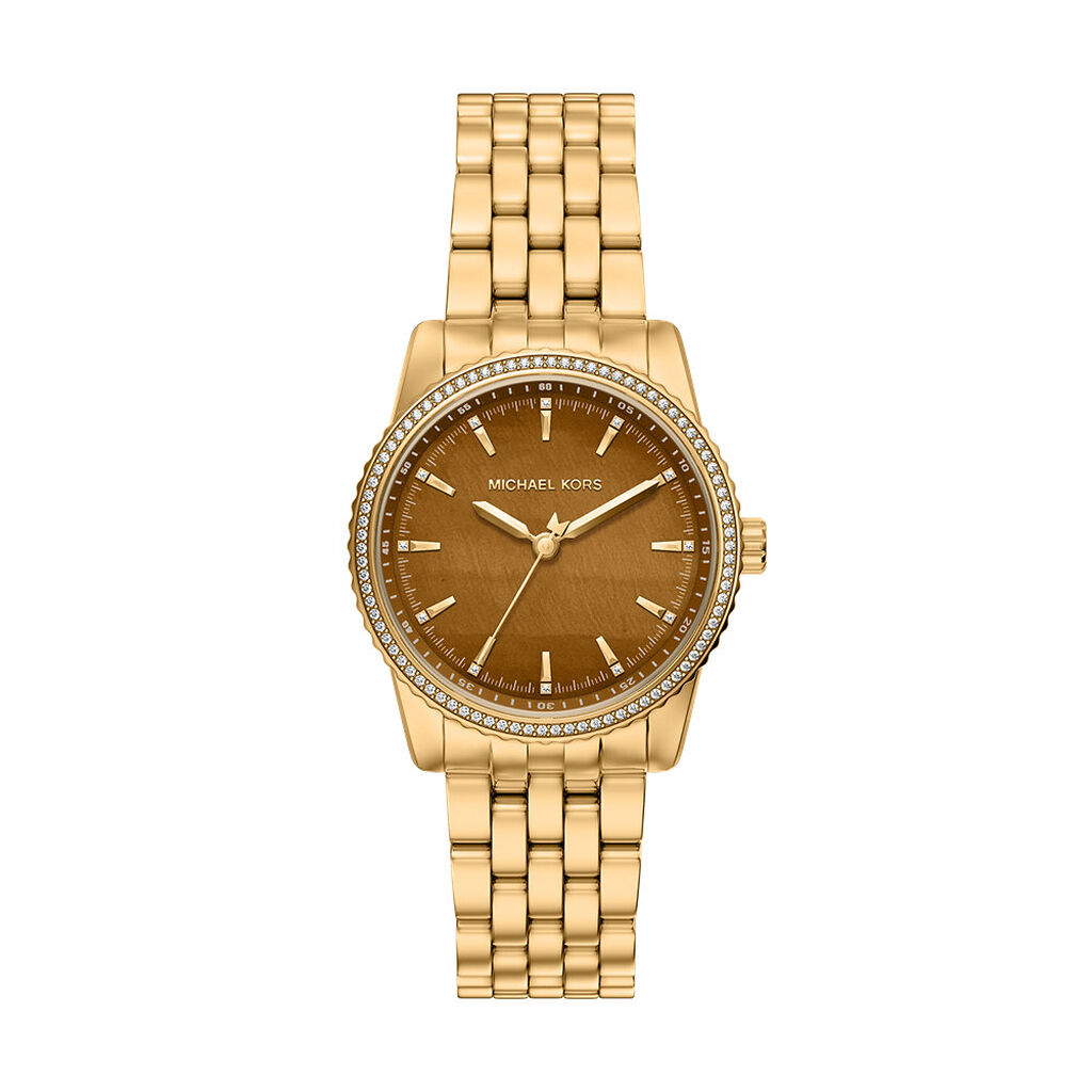 Montre Michael Kors Mini Bryant Marron - Montres &eacute;tanches Femme | Marc Orian