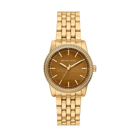 Montre Michael Kors Mini Bryant Marron - Montres &eacute;tanches Femme | Marc Orian