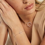 Bracelet Eugenie Argent Rose Oxyde De Zirconium - Bracelets fantaisie Femme | Marc Orian