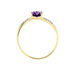 Bague Silucia Or Jaune Amethyste Et Oxyde De Zirconium - Bagues pierres fines Femme | Marc Orian