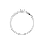 Bague Onenn Or Blanc Diamant - Solitaires Femme | Marc Orian