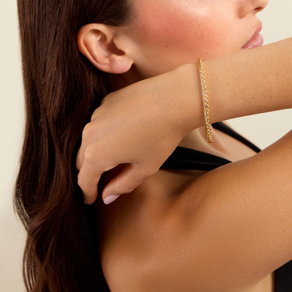 Bracelet Jany Argent Dor&eacute; A L'Or 750/1000 - Bracelets cha&icirc;nes Femme | Marc Orian