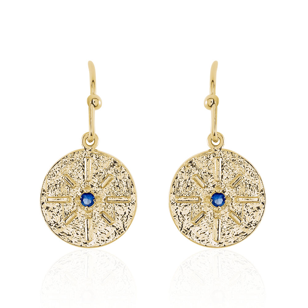 Boucles D'oreilles Pendantes Milia Plaqué Or Jaune Verre - Pendantes Femme | Marc Orian