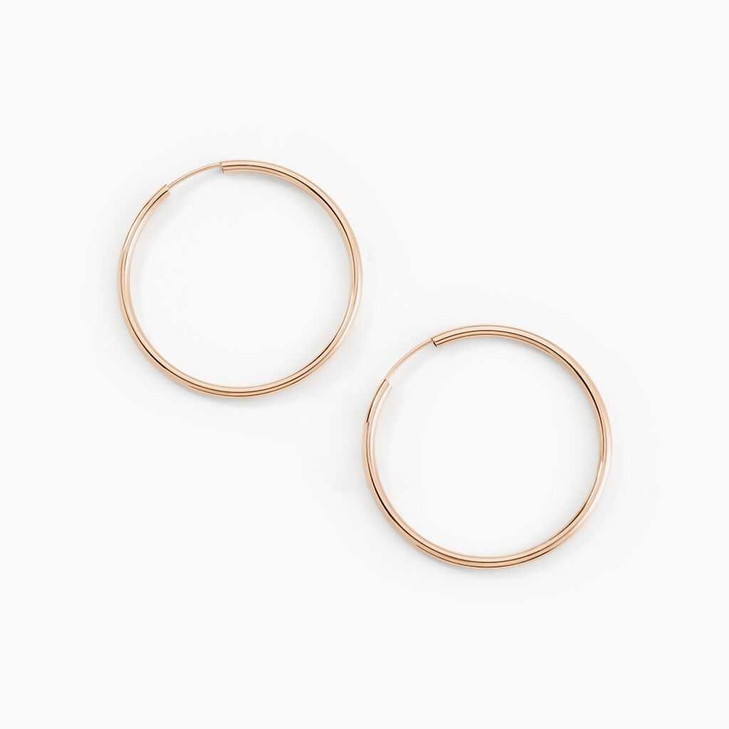 Créoles Valencina Or Rose - Créoles Femme | Marc Orian