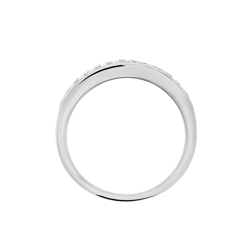 Bague Cecelia Argent Blanc Oxyde De Zirconium - Bagues avec pierre Femme | Marc Orian