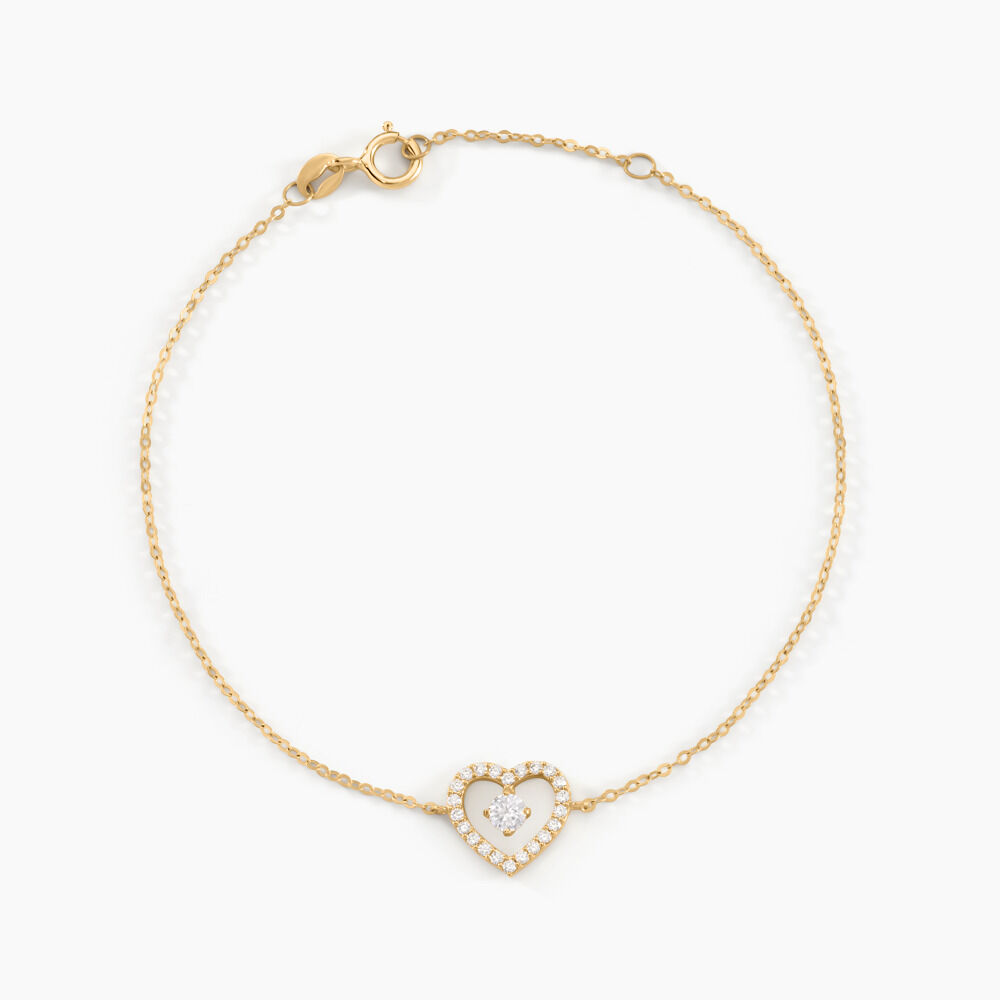 Bracelet Cortney Or Jaune Oxyde De Zirconium - Bracelets cha&icirc;nes Femme | Marc Orian