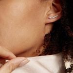 Bijoux D&iquest;oreilles Grimpants Enza Argent Blanc Oxyde De Zirconium - Pendantes Femme | Marc Orian