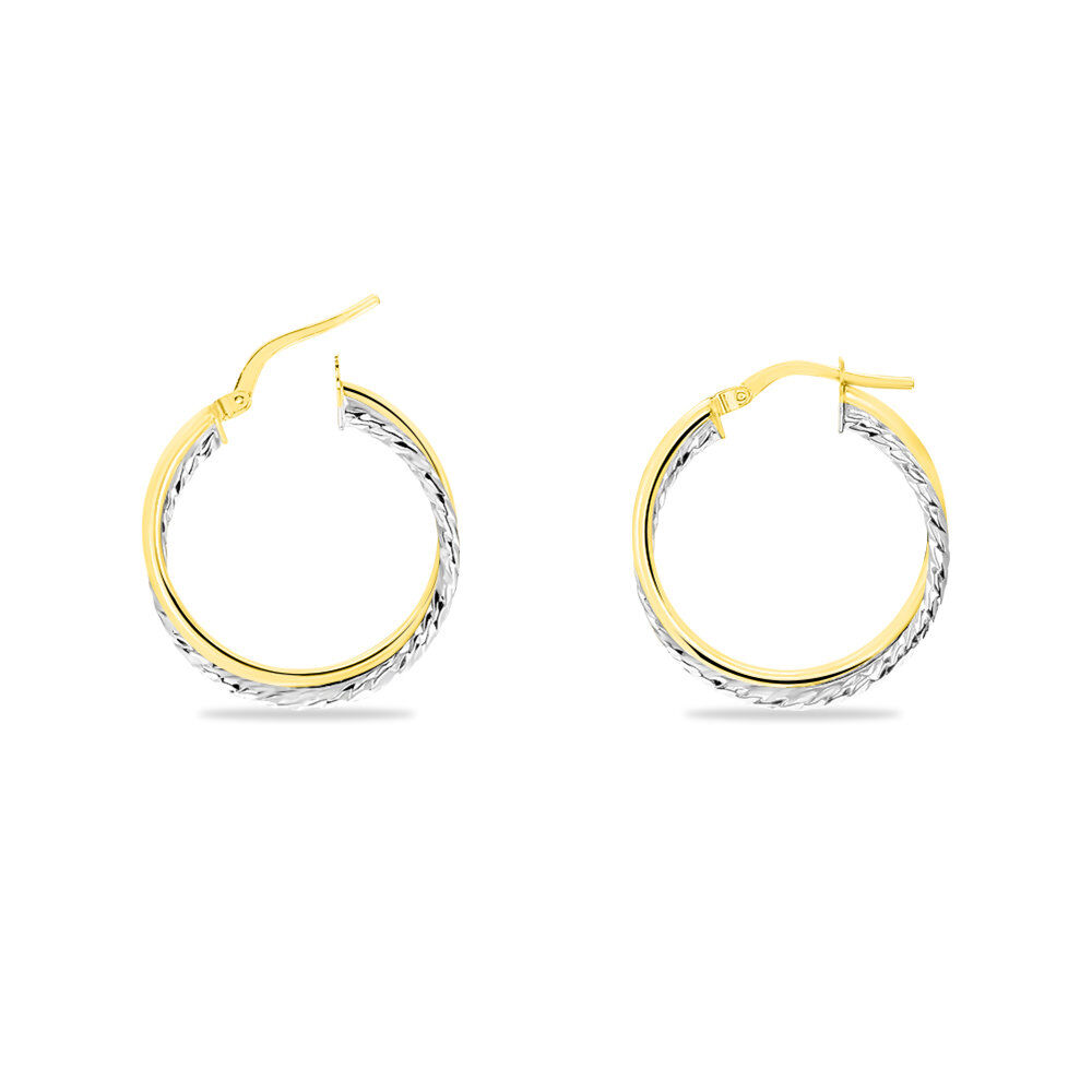 Cr&eacute;oles Maelia Or Bicolore - Cr&eacute;oles Femme | Marc Orian