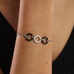 Bracelet Magalie Argent Blanc C&eacute;ramique Et Oxyde De Zirconium - Bracelets cha&icirc;nes Femme | Marc Orian