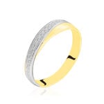Alliance Maylisse Ruban Plat Or Bicolore - Alliances duo Unisex | Marc Orian