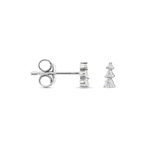 Boucles D'oreilles Puces Antonina Argent Blanc Oxyde De Zirconium - Puces Femme | Marc Orian
